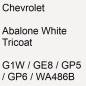 Preview: Chevrolet, Abalone White Tricoat, G1W / GE8 / GP5 / GP6 / WA486B.